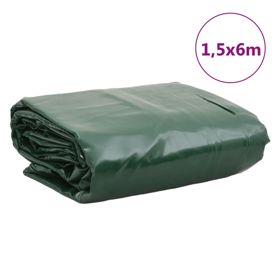 Dekzeil 650 G/M² 1,5X6 M 1.5 x 6 m Groen