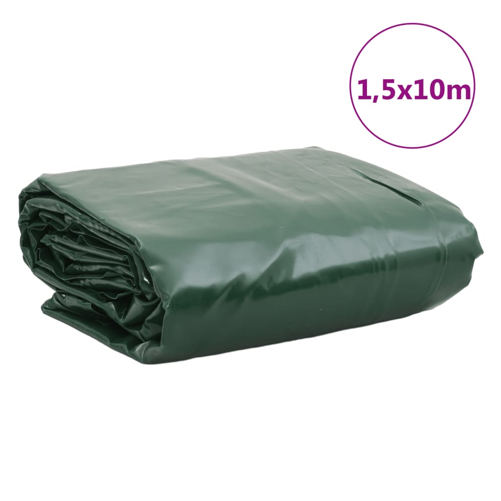Dekzeil 650 G/M² 1,5X10 M 1.5 x 10 m Groen