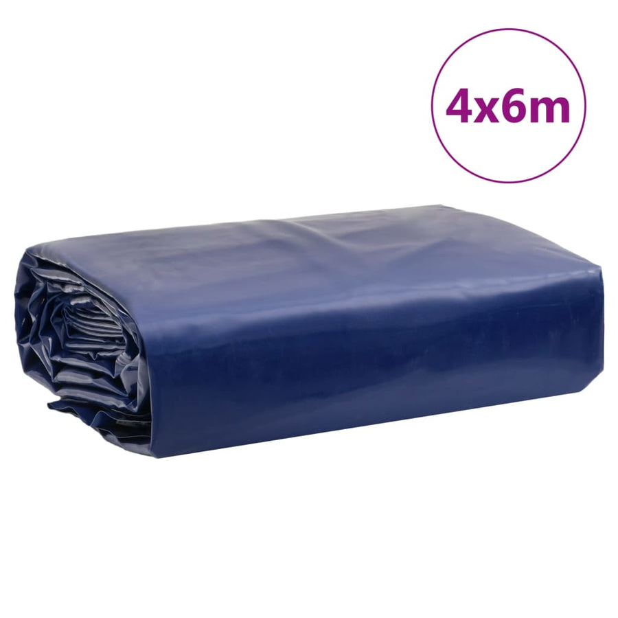 Dekzeil 600 G/M² 4X6 M Blauw