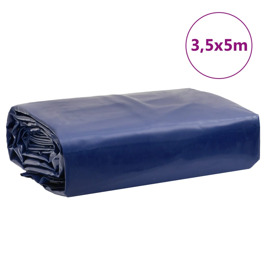 Dekzeil 600 G/M² 3,5X5 M Blauw