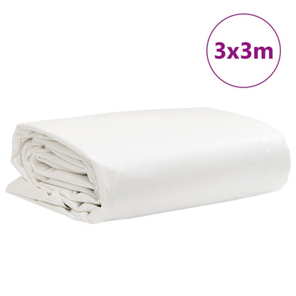 Dekzeil 600 G/M² 3X3 M Wit