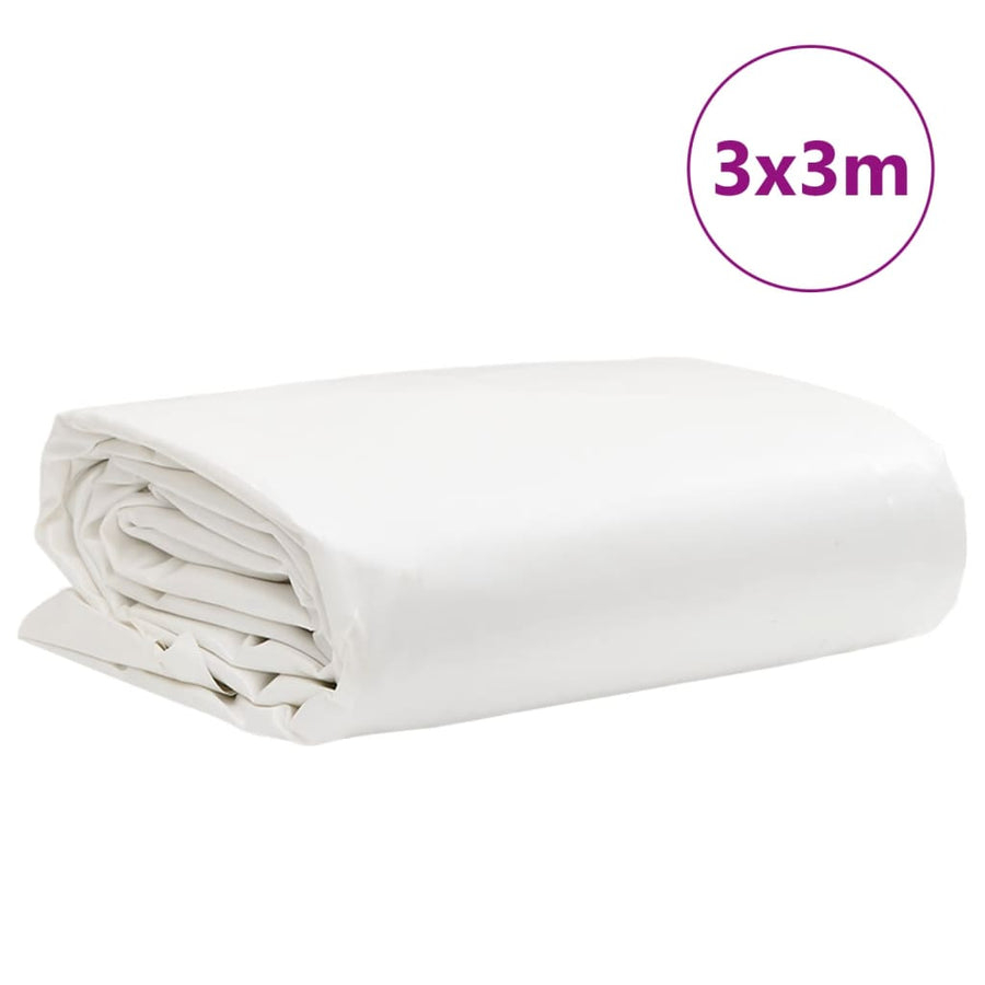 Dekzeil 600 G/M² 3X3 M Wit