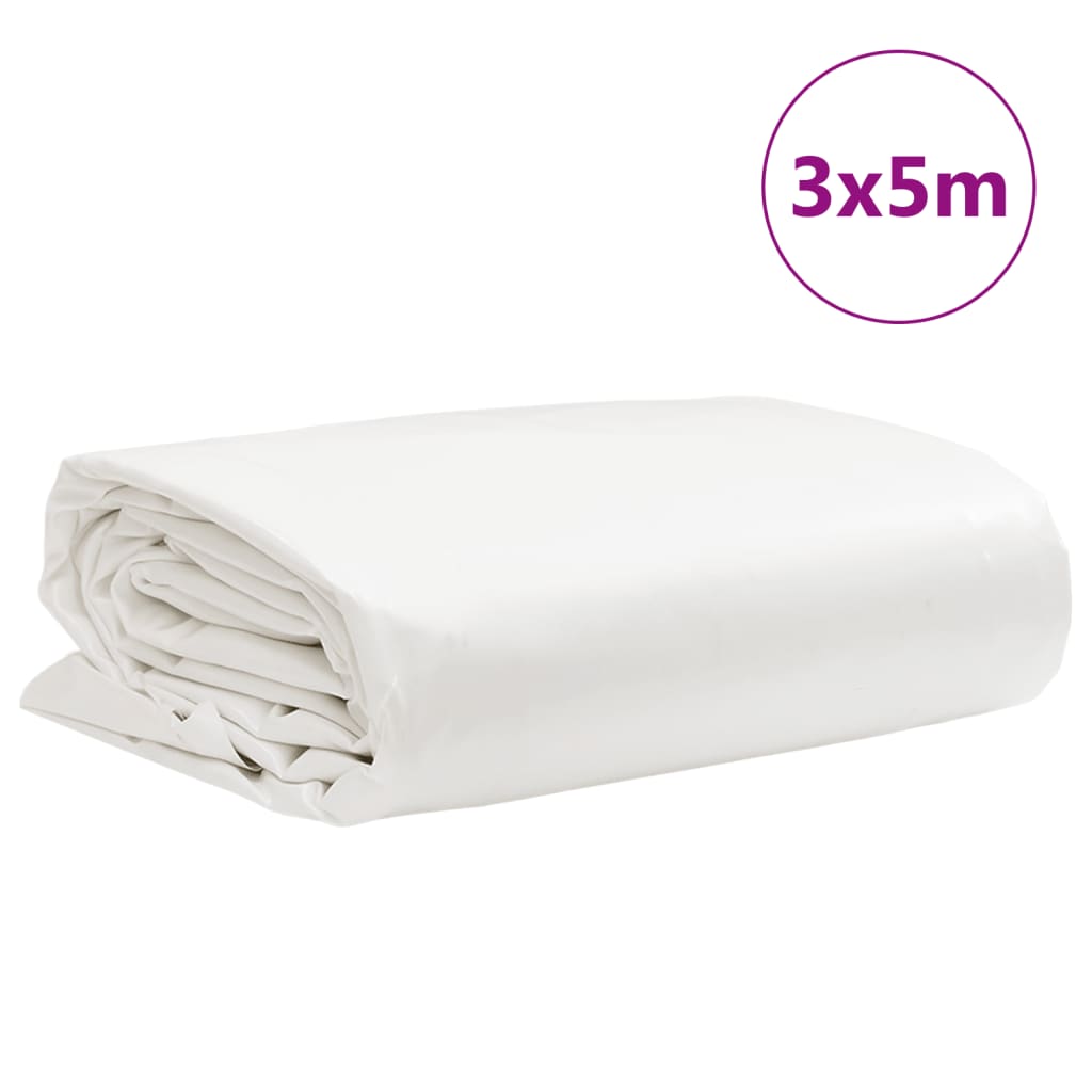 Dekzeil 600 G/M² 3X5 M Wit