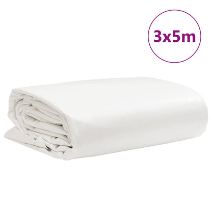 Dekzeil 600 G/M² 3X5 M Wit