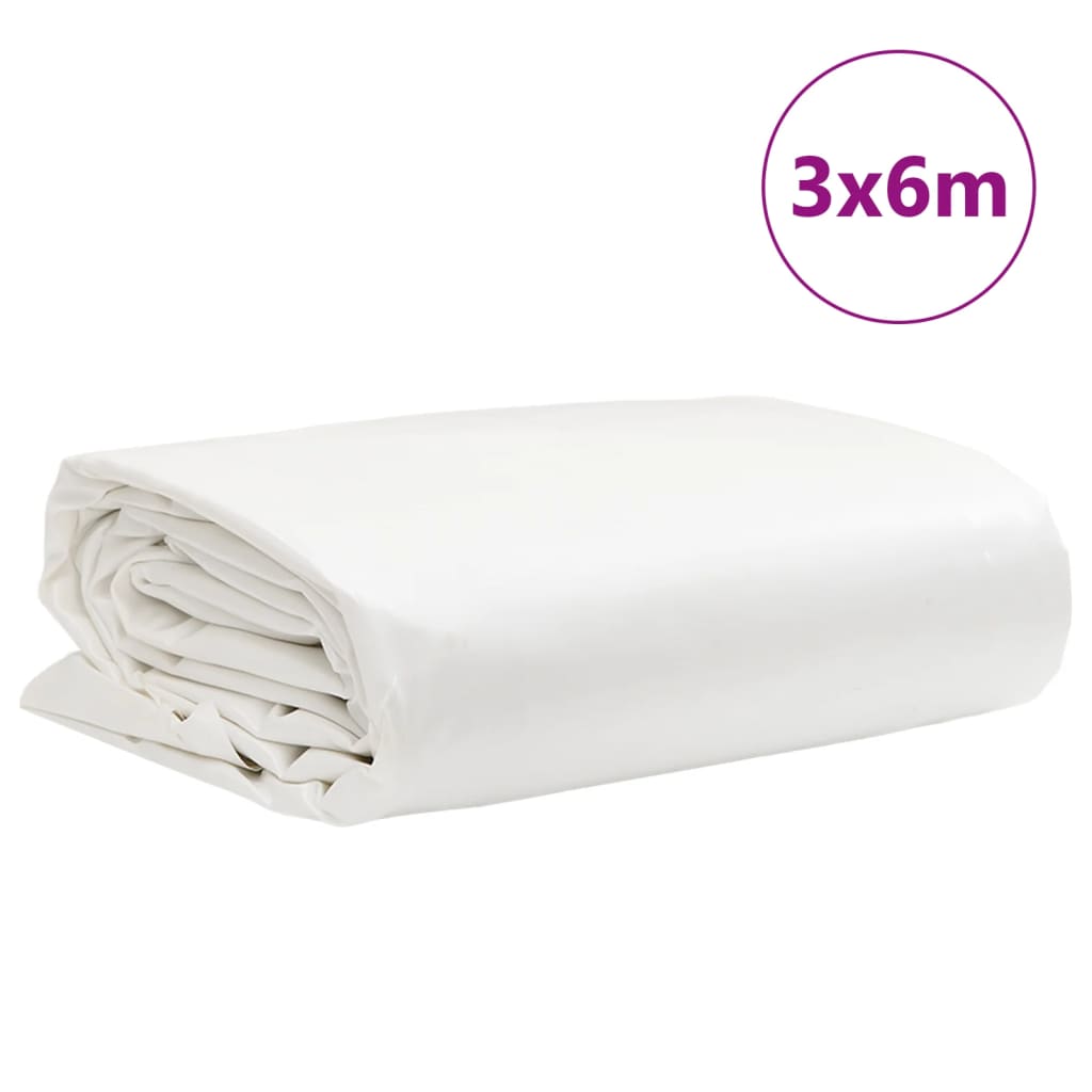 Dekzeil 600 G/M² 3X6 M Wit