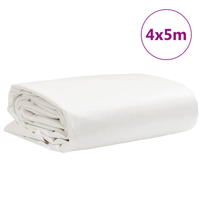 Dekzeil 600 G/M² 4X5 M Wit
