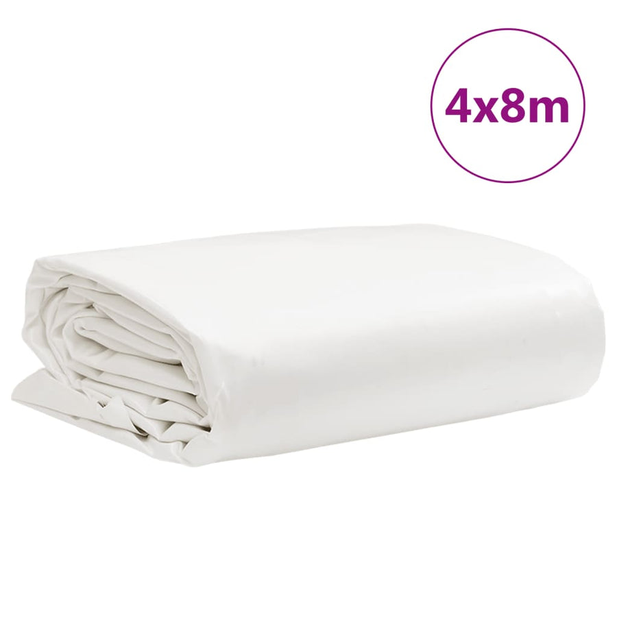 Dekzeil 600 G/M² 4X8 M Wit