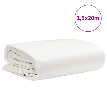 Dekzeil 600 G/M² 1,5X20 M Wit
