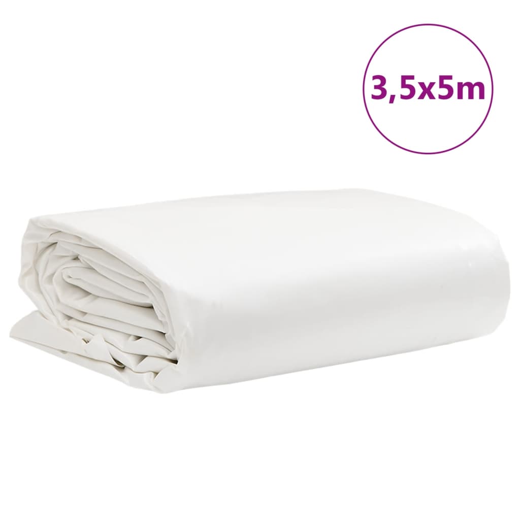 Dekzeil 600 G/M² 3,5X5 M Wit