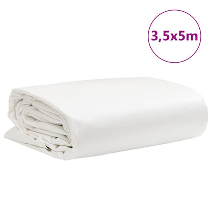 Dekzeil 600 G/M² 3,5X5 M Wit