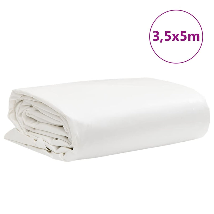 Dekzeil 600 G/M² 3,5X5 M Wit