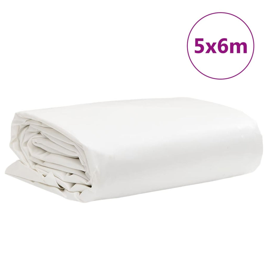 Dekzeil 600 G/M² 5X6 M Wit