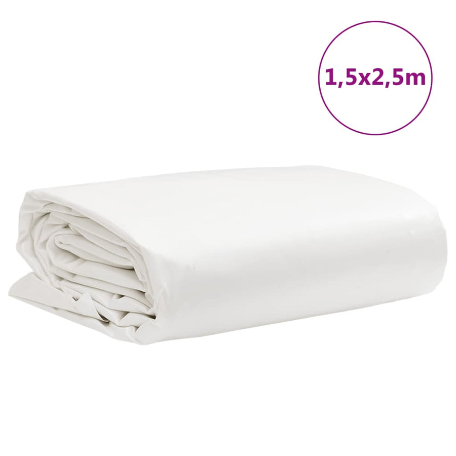 Dekzeil 600 G/M² 1,5X2,5 M Wit