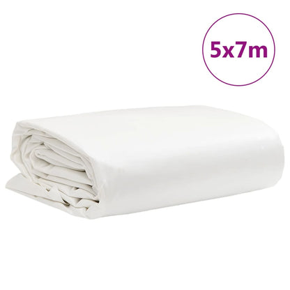 Dekzeil 600 G/M² 5X7 M Wit