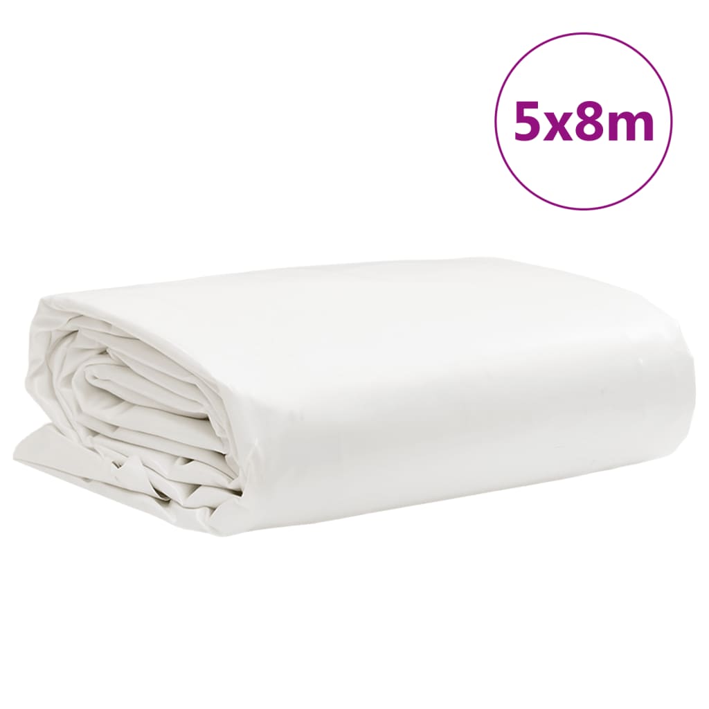 Dekzeil 600 G/M² 5X8 M Wit