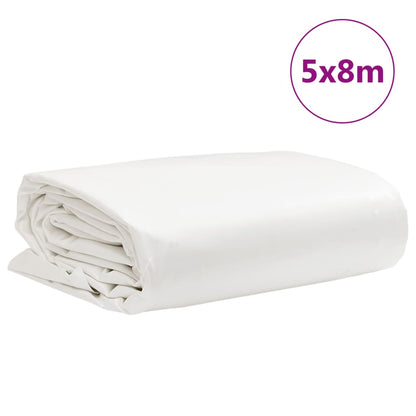 Dekzeil 600 G/M² 5X8 M Wit