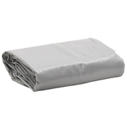 Dekzeil Ø 2,6 m grijs 650 g/m²