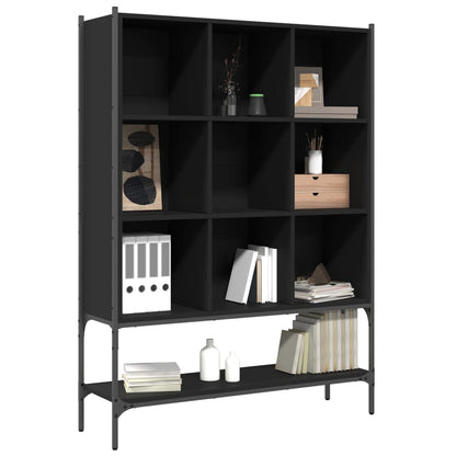 Boekenkast 02X30X4,5 Cm Bewerkt Hout Zwart