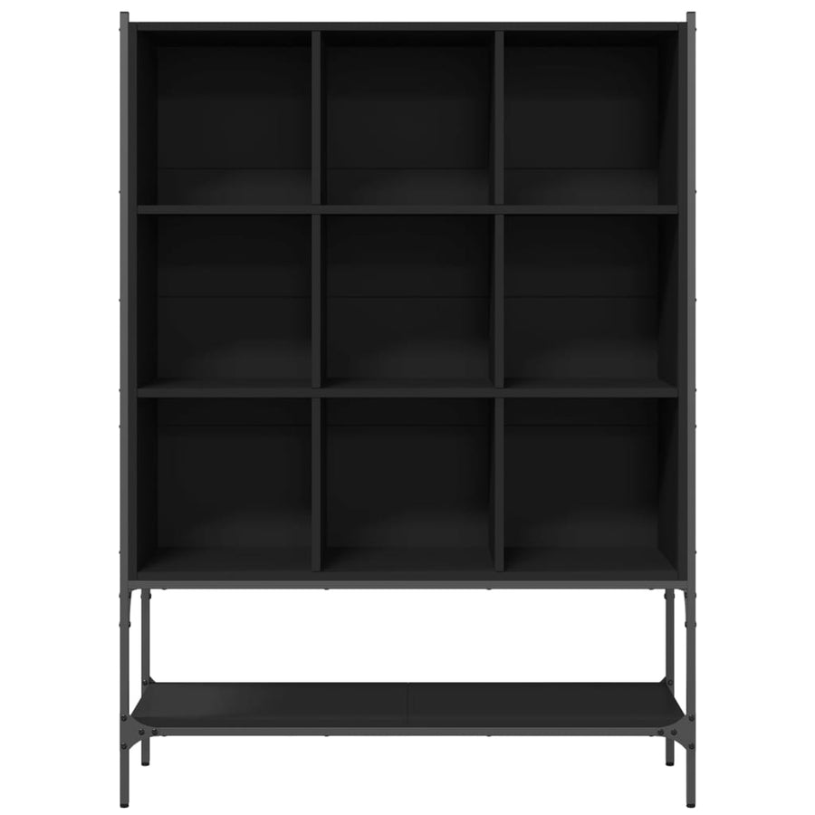 Boekenkast 02X30X4,5 Cm Bewerkt Hout Zwart