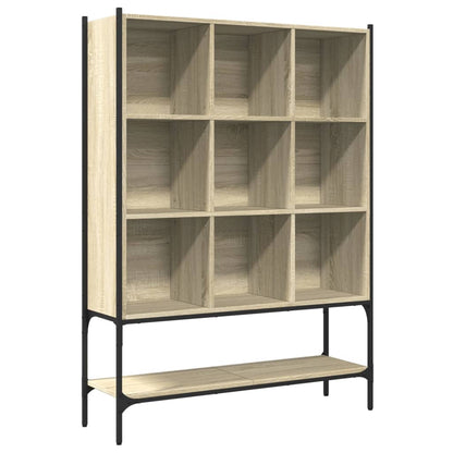 Boekenkast 02X30X4,5 Cm Bewerkt Hout Kleurig Sonoma eiken