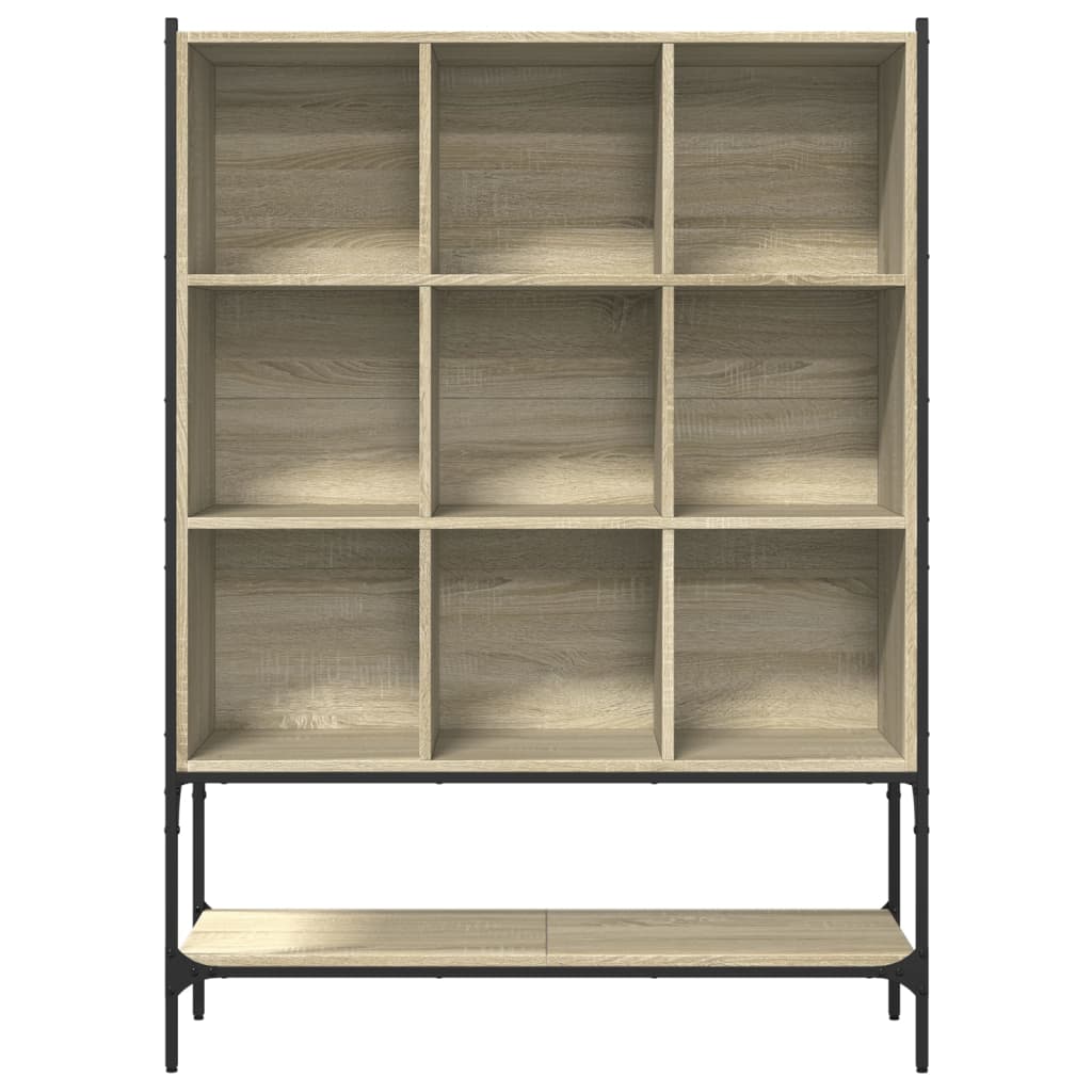 Boekenkast 02X30X4,5 Cm Bewerkt Hout Kleurig Sonoma eiken