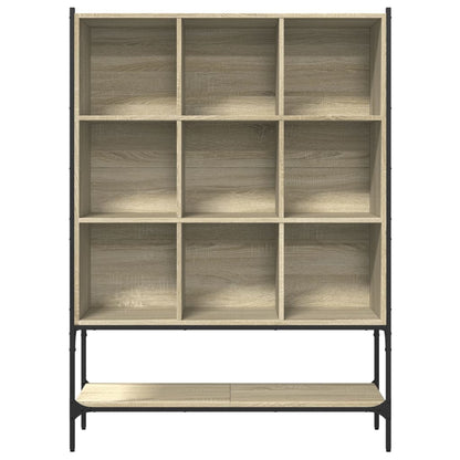 Boekenkast 02X30X4,5 Cm Bewerkt Hout Kleurig Sonoma eiken