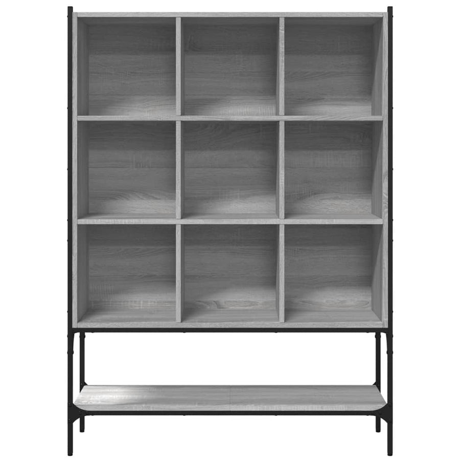 Boekenkast 02X30X4,5 Cm Bewerkt Hout Eikenkleur Grijs sonoma