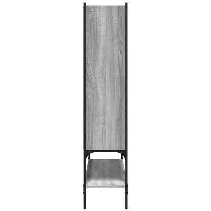 Boekenkast 02X30X4,5 Cm Bewerkt Hout Eikenkleur Grijs sonoma