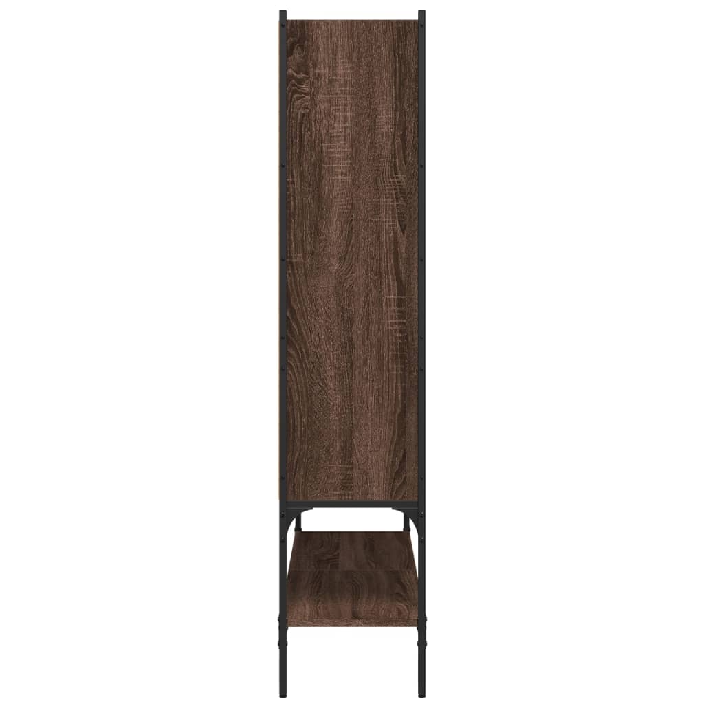Boekenkast 02X30X4,5 Cm Bewerkt Hout Bruineikenkleurig bruin eikenkleur