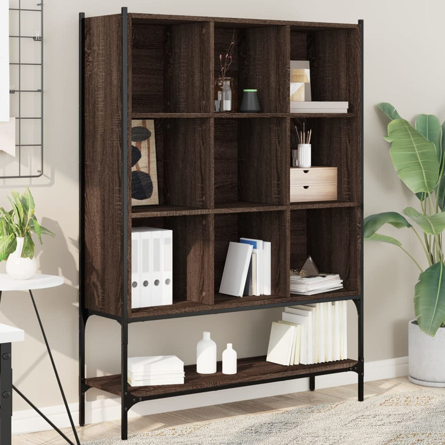 Boekenkast 02X30X4,5 Cm Bewerkt Hout Bruineikenkleurig bruin eikenkleur