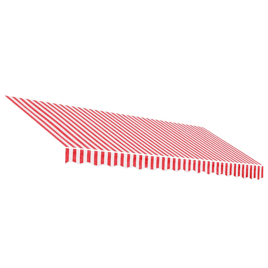 Vervangingsdoek Voor Luifel Gestreept 4X3,5 M Rood En Wit 400 x 350 cm