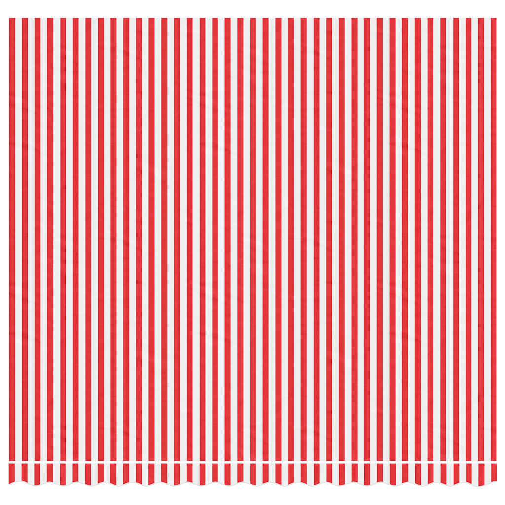 Vervangingsdoek Voor Luifel Gestreept 4X3,5 M Rood En Wit 400 x 350 cm