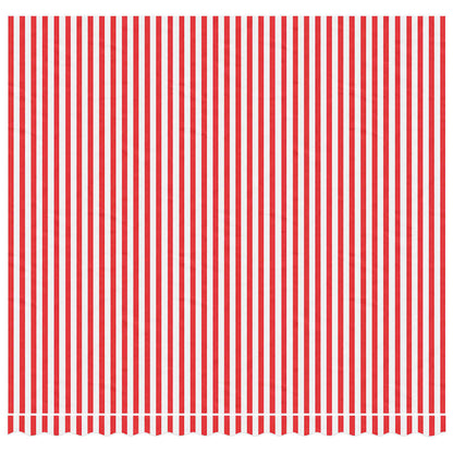 Vervangingsdoek Voor Luifel Gestreept 4X3,5 M Rood En Wit 400 x 350 cm