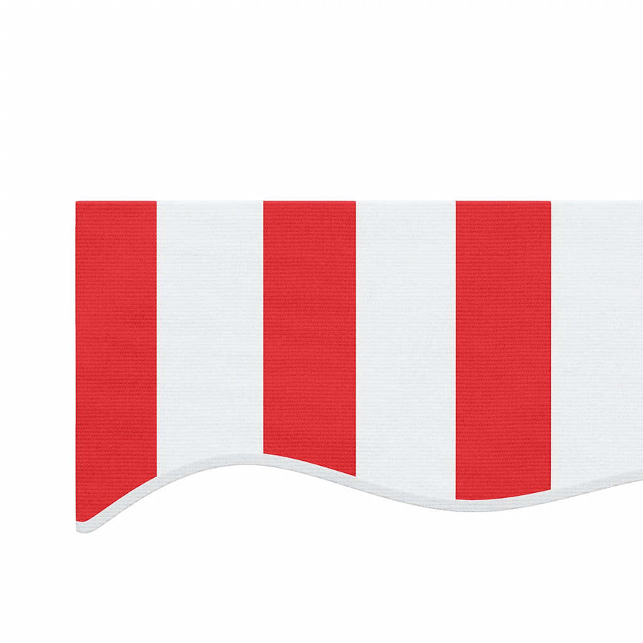 Vervangingsdoek Voor Luifel Gestreept 4X3,5 M Rood En Wit 400 x 350 cm