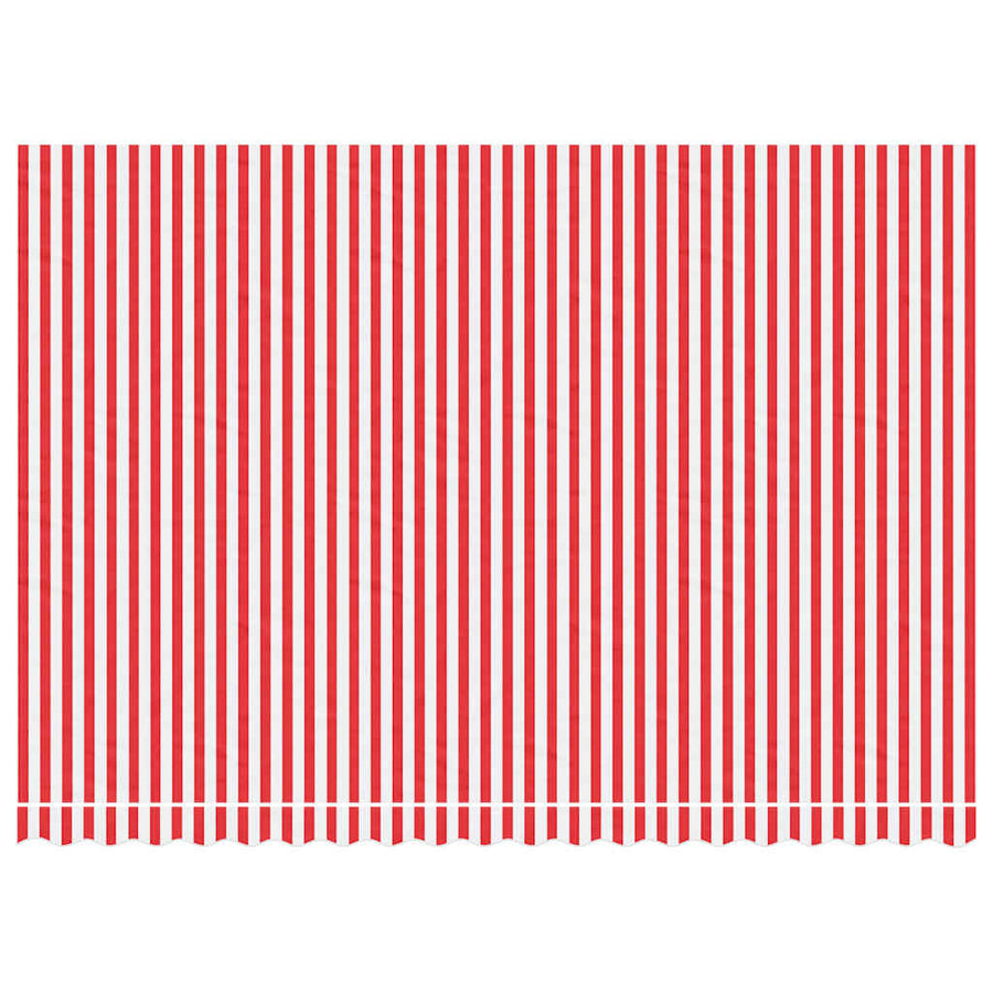 Vervangingsdoek Voor Luifel Gestreept 4,5X3 M Rood En Wit 450 x 300 cm