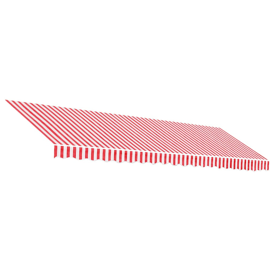 Vervangingsdoek Voor Luifel Gestreept 5X3 M Rood En Wit 500 x 300 cm
