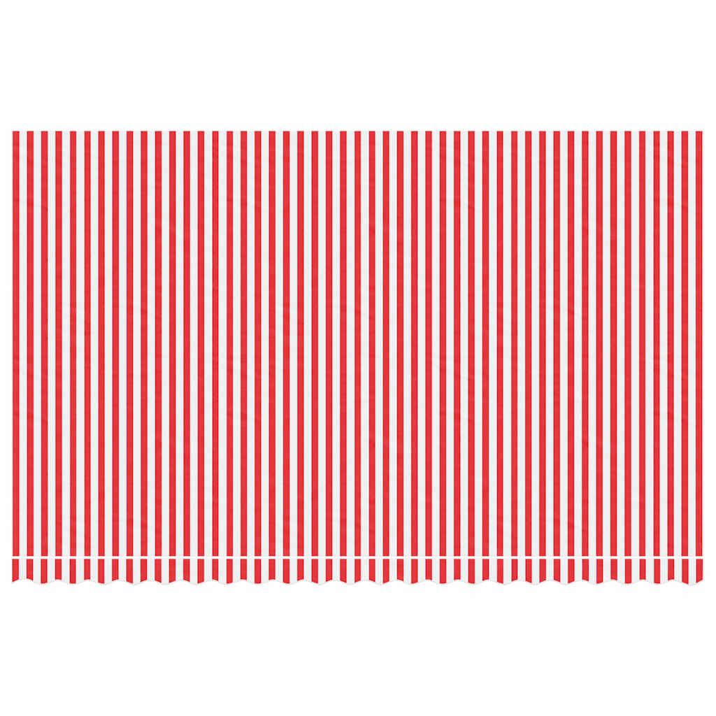 Vervangingsdoek Voor Luifel Gestreept 5X3 M Rood En Wit 500 x 300 cm