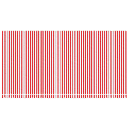 Vervangingsdoek Voor Luifel Gestreept 6X3 M Rood En Wit 600 x 300 cm