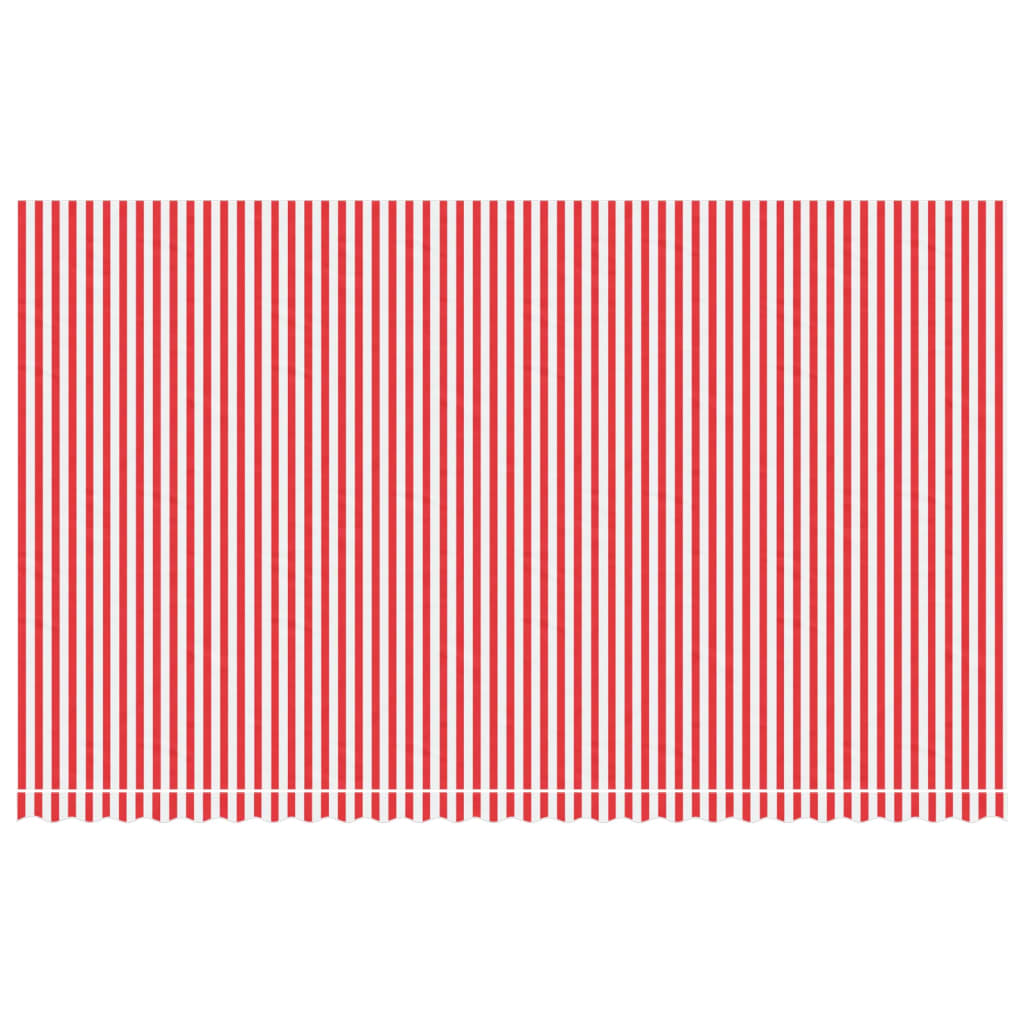 Vervangingsdoek Voor Luifel Gestreept 6X3,5 M Rood En Wit 600 x 350 cm