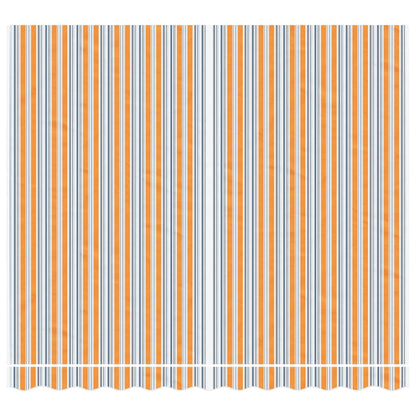 Vervangingsdoek Voor Luifel Gestreept 3X2,5 M Meerkleurig Blauw En Oranje 300 x 250 cm