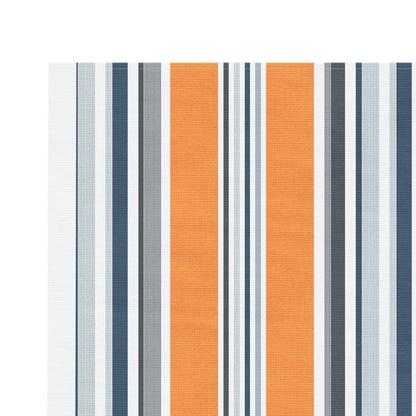 Vervangingsdoek Voor Luifel Gestreept 3X2,5 M Meerkleurig Blauw En Oranje 300 x 250 cm