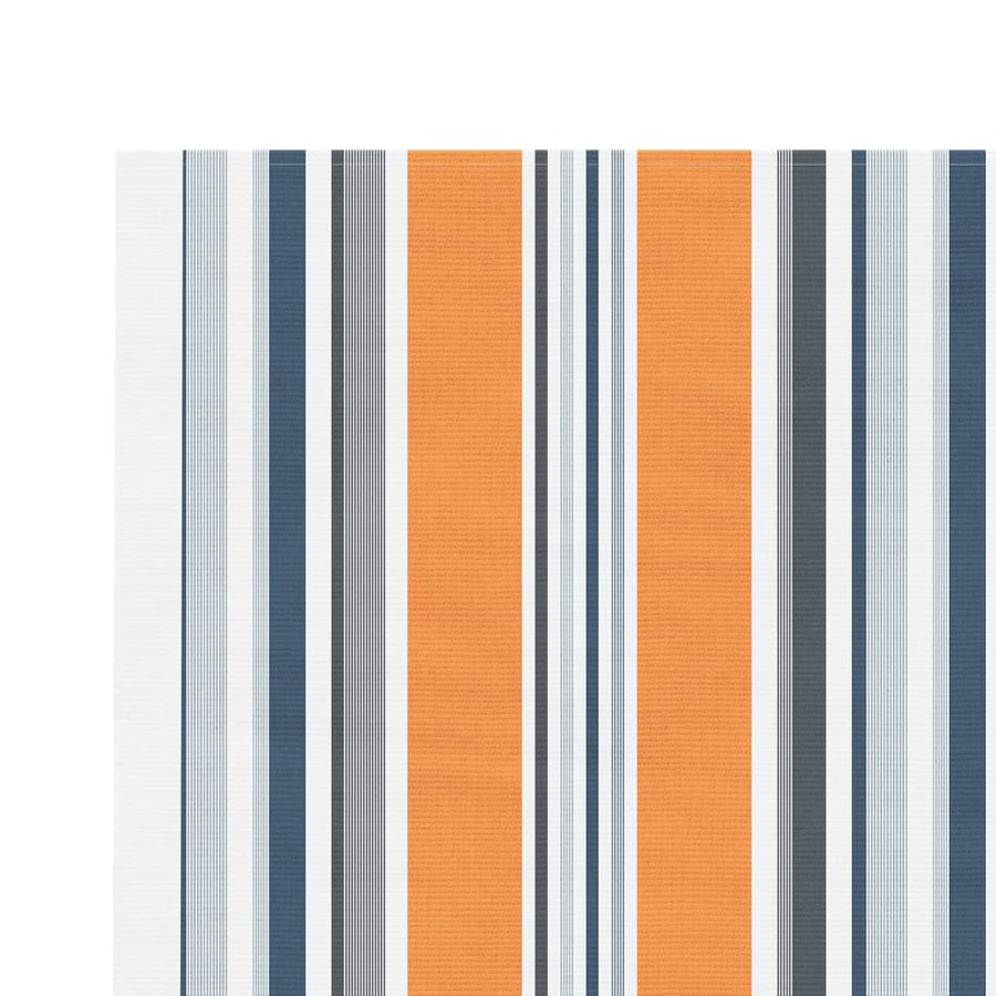 Vervangingsdoek Voor Luifel Gestreept 3X2,5 M Meerkleurig Blauw En Oranje 300 x 250 cm