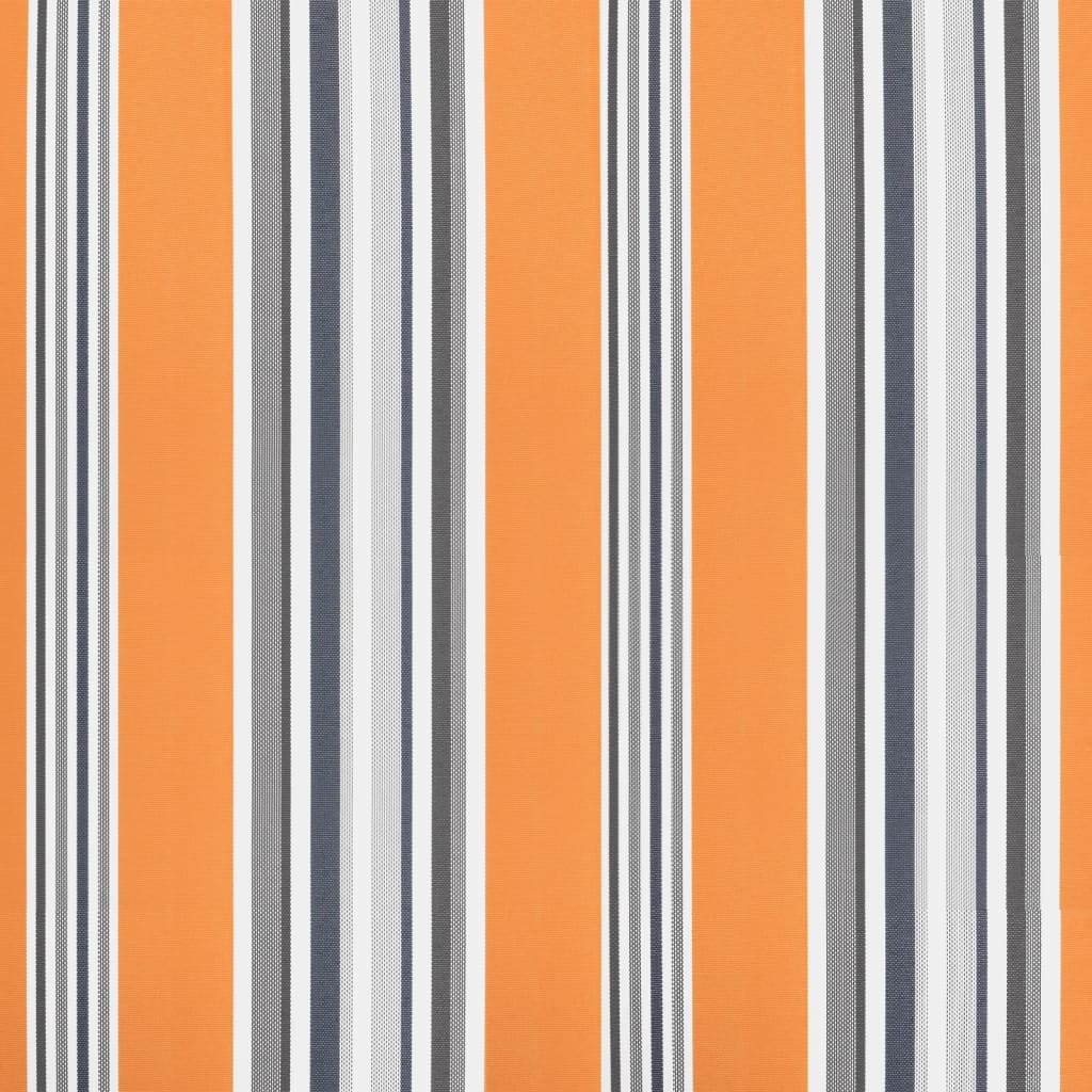 Vervangingsdoek Voor Luifel Gestreept 3X2,5 M Meerkleurig Blauw En Oranje 300 x 250 cm