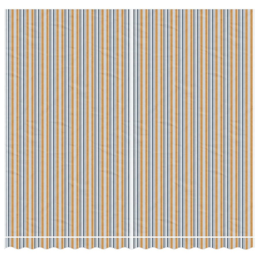 Vervangingsdoek voor luifel gestreept 4x3,5 m meerkleurig