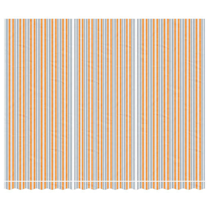 Vervangingsdoek Voor Luifel Gestreept 4,5X3,5 M Meerkleurig Blauw En Oranje 450 x 350 cm