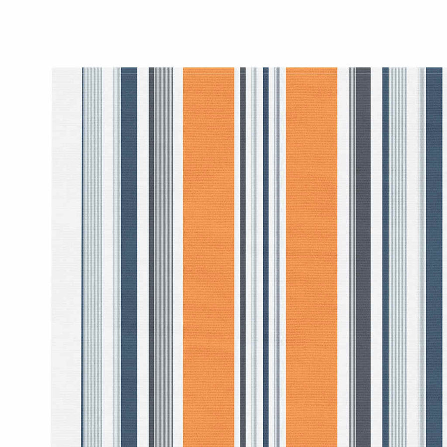 Vervangingsdoek Voor Luifel Gestreept 4,5X3,5 M Meerkleurig Blauw En Oranje 450 x 350 cm