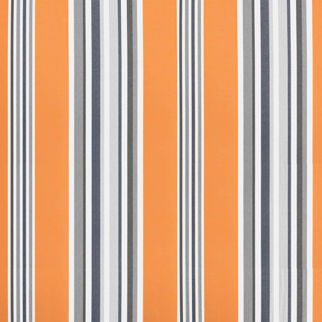 Vervangingsdoek Voor Luifel Gestreept 4,5X3,5 M Meerkleurig Blauw En Oranje 450 x 350 cm