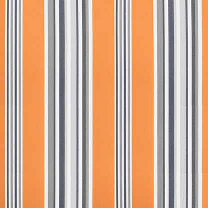 Vervangingsdoek Voor Luifel Gestreept 4,5X3,5 M Meerkleurig Blauw En Oranje 450 x 350 cm