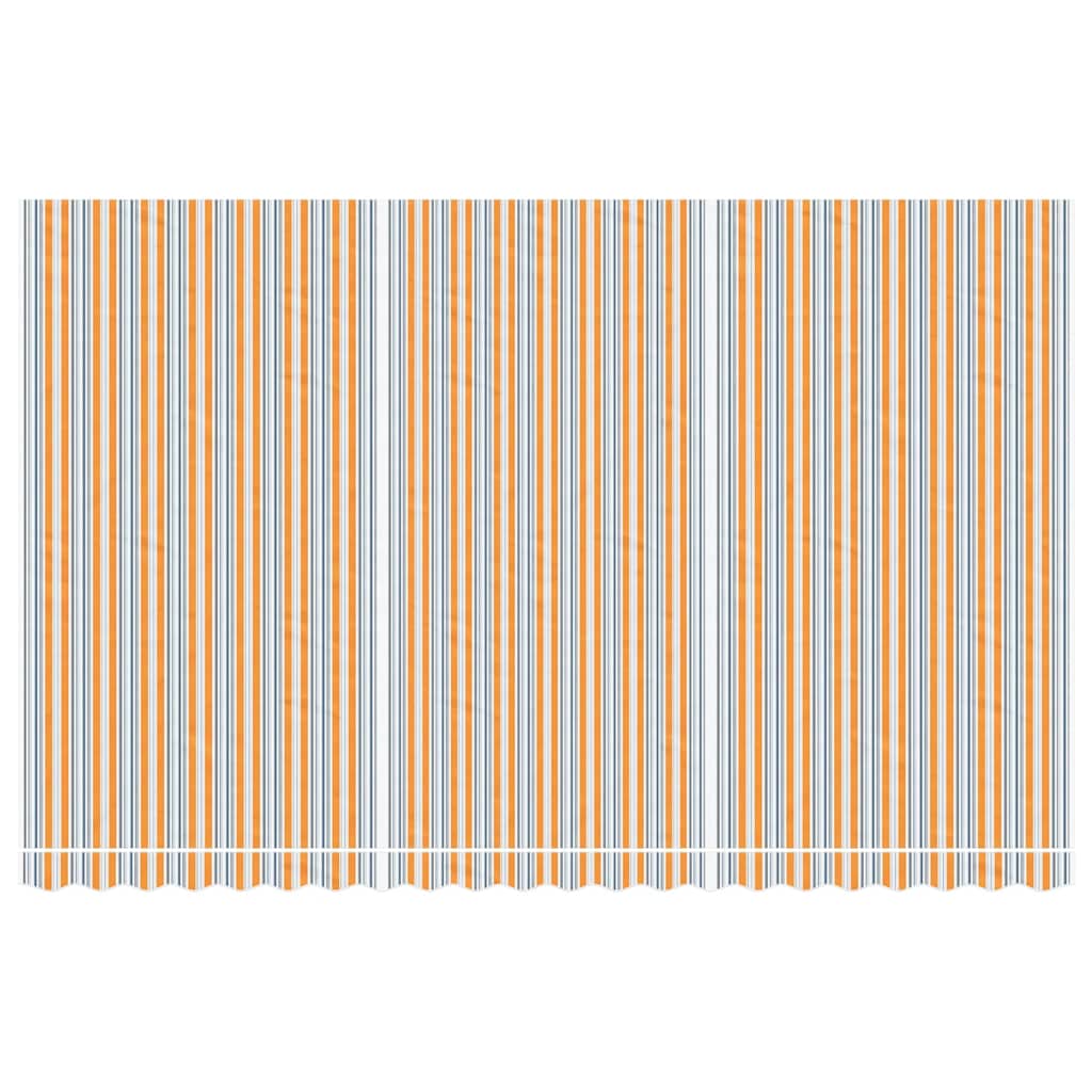 Vervangingsdoek voor luifel gestreept 5x3 m meerkleurig