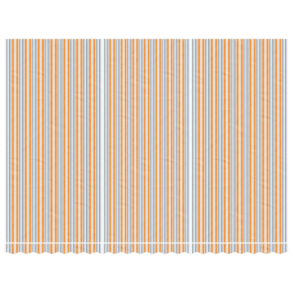 Vervangingsdoek voor luifel gestreept 5x3,5 m meerkleurig